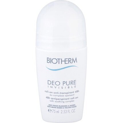 Rutulinis dezodorantas moterims Biotherm Deo Pure Invisible 75 ml kaina ir informacija | Dezodorantai | pigu.lt