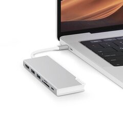 Adapteris Alogic Ultra USB-C Dock UNI - HDMI, USB, Memory Card Reader ULDUNI-SLV kaina ir informacija | Adapteriai, USB šakotuvai | pigu.lt