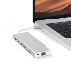 Adapteris Alogic Ultra USB-C Dock PLUS - HDMI, MDP, USB, Ethernet, Memory Card Reader ULDPLS-SLV kaina ir informacija | Adapteriai, USB šakotuvai | pigu.lt