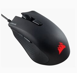 Corsair Harpoon RGB PRO FPS/MOBA, 12000 DPI, juoda kaina ir informacija | Pelės | pigu.lt