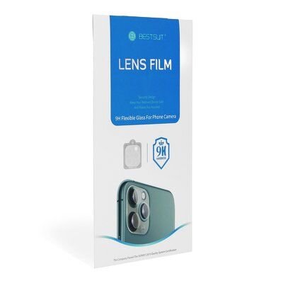 Kameros stikliuko apsauga Flexible Nano Glass 9H Apple iPhone 11 Pro Max kaina ir informacija | Apsauginės plėvelės telefonams | pigu.lt