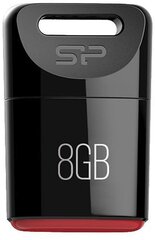 Silicon Power Touch T06 8GB 2.0, Juodas цена и информация | USB накопители | pigu.lt
