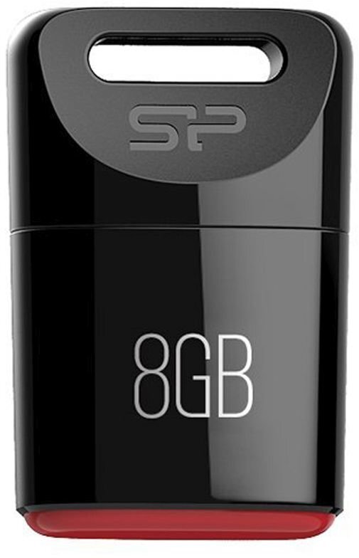 Silicon Power Touch T06 8GB 2.0, Juodas цена и информация | USB laikmenos | pigu.lt