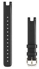 Garmin Leather Band Black kaina ir informacija | Išmaniųjų laikrodžių ir apyrankių priedai | pigu.lt