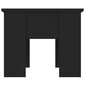 Kavos staliukas, juodas, 79x49x41cm, apdirbta mediena kaina ir informacija | Kavos staliukai | pigu.lt