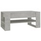 Kavos staliukas, betono pilkas, 102x55x45cm, apdirbta mediena цена и информация | Kavos staliukai | pigu.lt