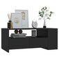Kavos staliukas, juodas, 102x55x42cm, apdirbta mediena kaina ir informacija | Kavos staliukai | pigu.lt
