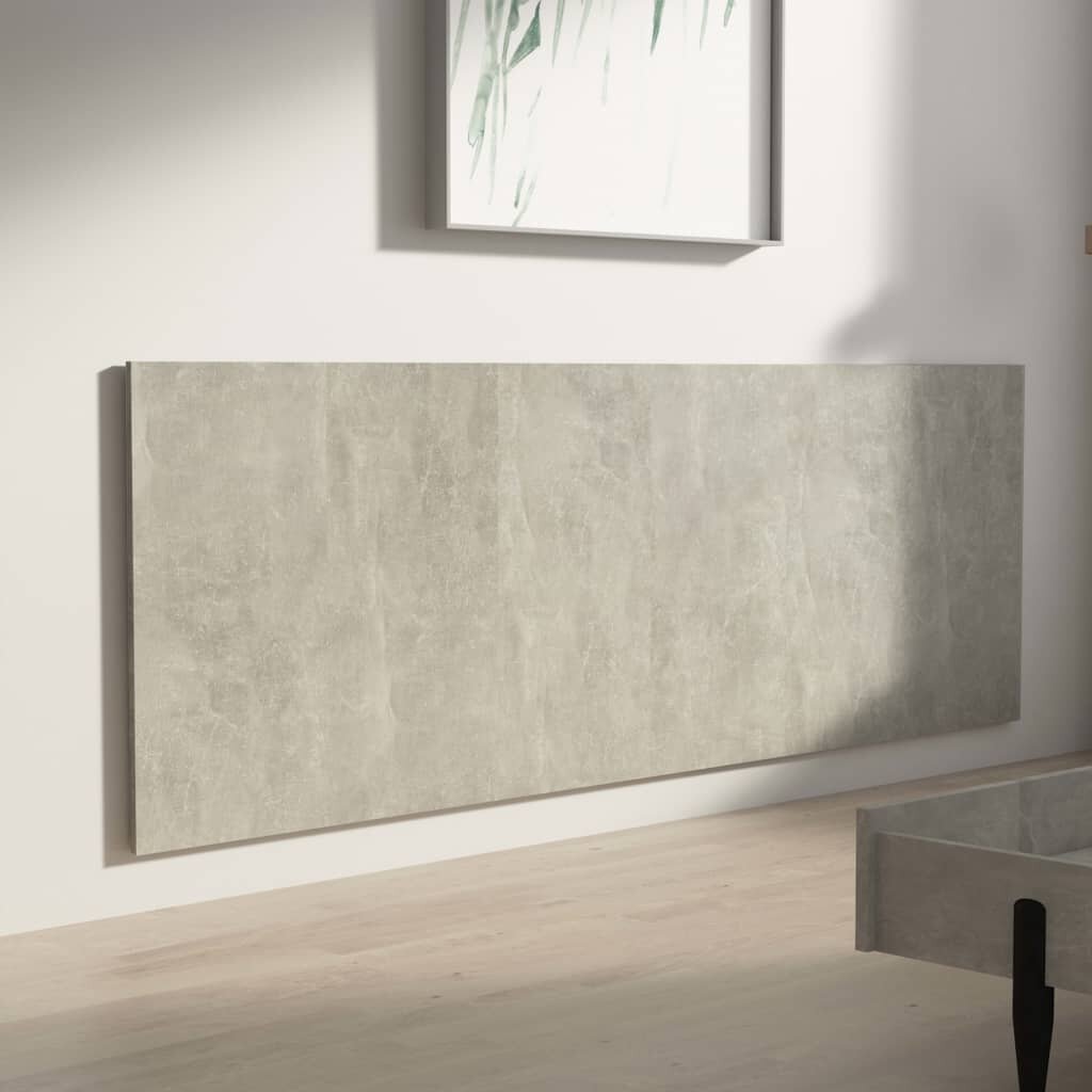 Sieninis galvūgalis, betono pilkas, 240x1,5x80cm, mediena kaina ir informacija | Lovos | pigu.lt
