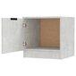 Naktinė spintelė, betono pilkos spalvos, 40x39x40cm kaina ir informacija | Spintelės prie lovos | pigu.lt