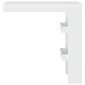 Sieninis baro staliukas, baltas, 102x45x103,5cm, mediena цена и информация | Virtuvės ir valgomojo stalai, staliukai | pigu.lt