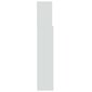 vidaXL Galvūgalis-spintelė, baltos spalvos, 100x19x103,5cm kaina ir informacija | Lovos | pigu.lt