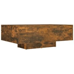 Журнальный столик, дымчатый дуб, 85x55x31см, обработанная древесина цена и информация | Журнальные столики | pigu.lt