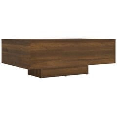 Журнальный столик, коричневый дуб, 85x55x31см, обработанная древесина цена и информация | Журнальные столики | pigu.lt