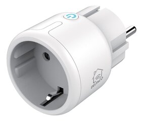 Išmanusis mini kištukinis lizdas Deltaco Smart Home SH-P01M, LED, WiFi, 10A цена и информация | Выключатели, розетки | pigu.lt