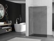 Walk-in dušo sienelė Mexen Kioto, white/grafito stiklas, 70,80,90,100,110,120x200 cm цена и информация | Dušo durys ir sienelės | pigu.lt