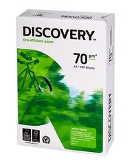 БУМАГА ДЛЯ КОПИРОВАНИЯ DISCOVERY 70 Г/М2, А4, 500 ЛИСТОВ цена и информация | Kanceliarinės prekės | pigu.lt