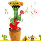 Dainuojantis ir šokantis kaktusas su gitara, LT kaina ir informacija | Šmaikščios dovanos | pigu.lt
