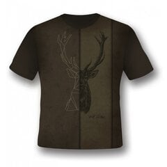 Vyriški marškinėliai su elniu Wildzone kaina ir informacija | Vyriški marškinėliai | pigu.lt