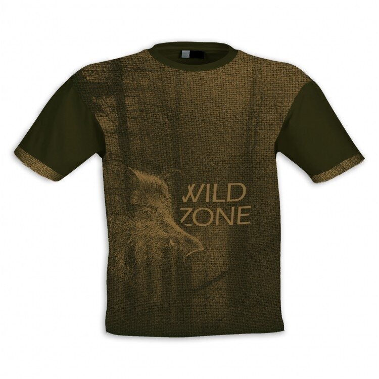 Vyriški marškinėliai su šernu Wildzone цена и информация | Vyriški marškinėliai | pigu.lt