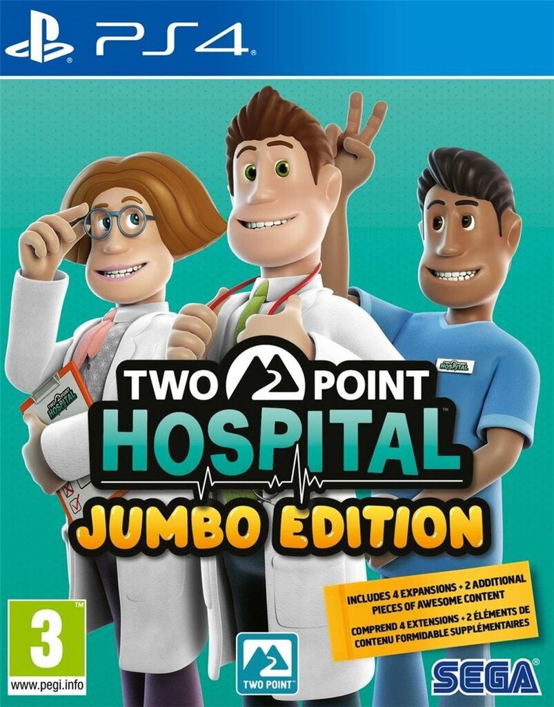 Žaidimas PS4 Two Point Hospital - Jumbo Edition цена и информация | Kompiuteriniai žaidimai | pigu.lt