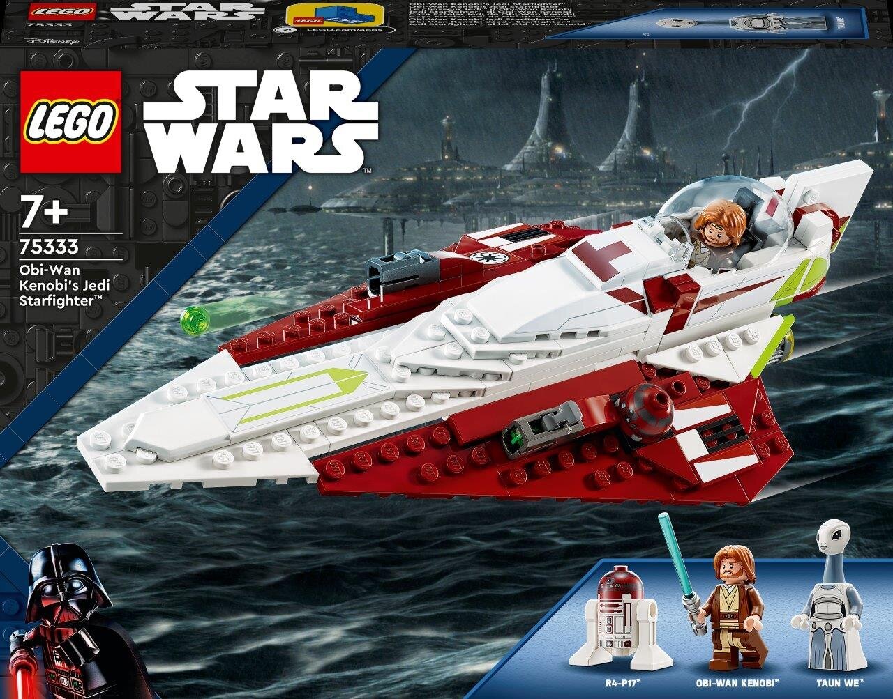 75333 LEGO® Star Wars™ Космический корабль джедаев Оби-Вана Кеноби цена |  pigu.lt