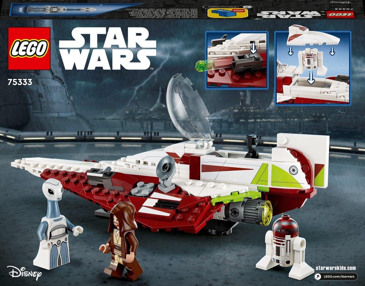 75333 LEGO® Star Wars™ Космический корабль джедаев Оби-Вана Кеноби цена |  pigu.lt