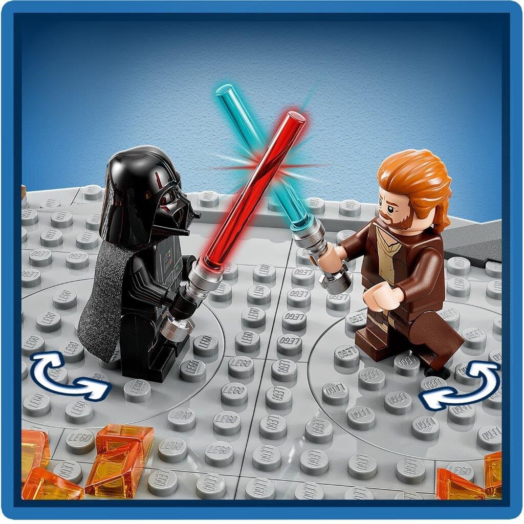 75334 LEGO® Star Wars Obi-Wan Kenobi prieš Darth Vader цена и информация | Konstruktoriai ir kaladėlės | pigu.lt