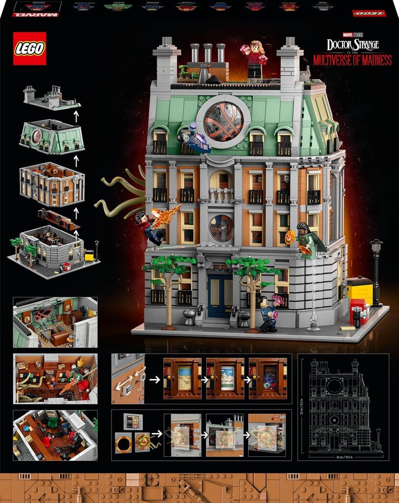 76218 LEGO® Marvel Avengers Movie 4 Sanctum Sanctorum цена | pigu.lt