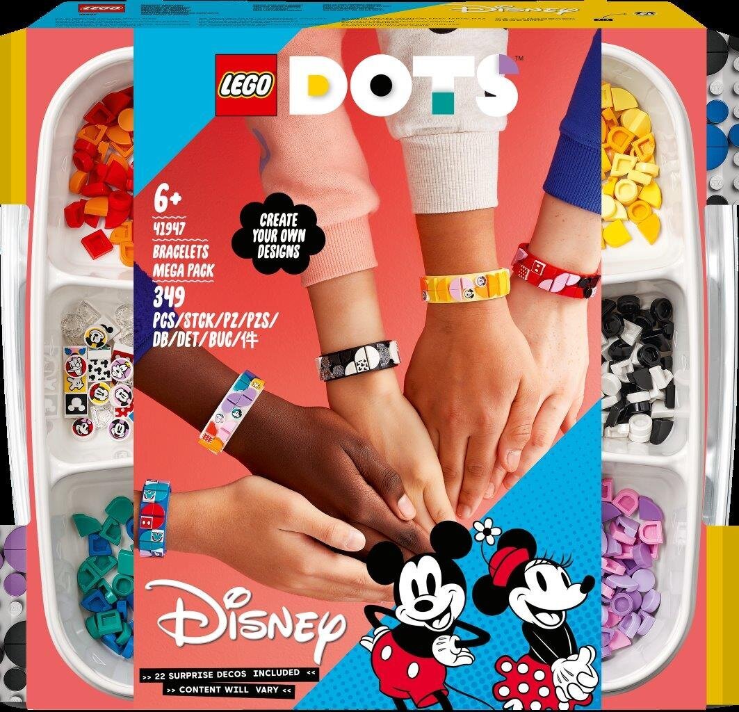 41947 LEGO® DOTS Mikio ir draugų apyrankių mega pakuotė kaina ir informacija | Konstruktoriai ir kaladėlės | pigu.lt