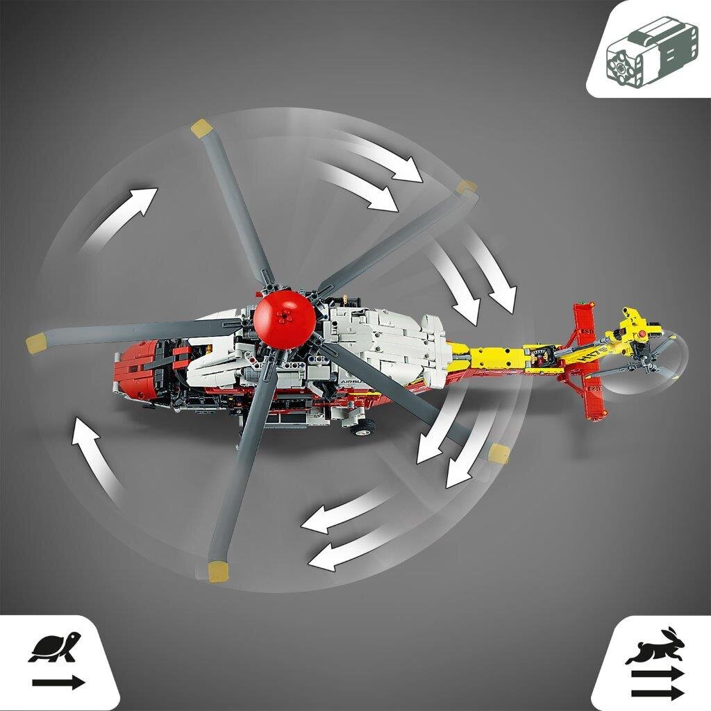 42145 LEGO® Technic „Airbus H175“ gelbėjimo sraigtasparnis цена и информация | Konstruktoriai ir kaladėlės | pigu.lt