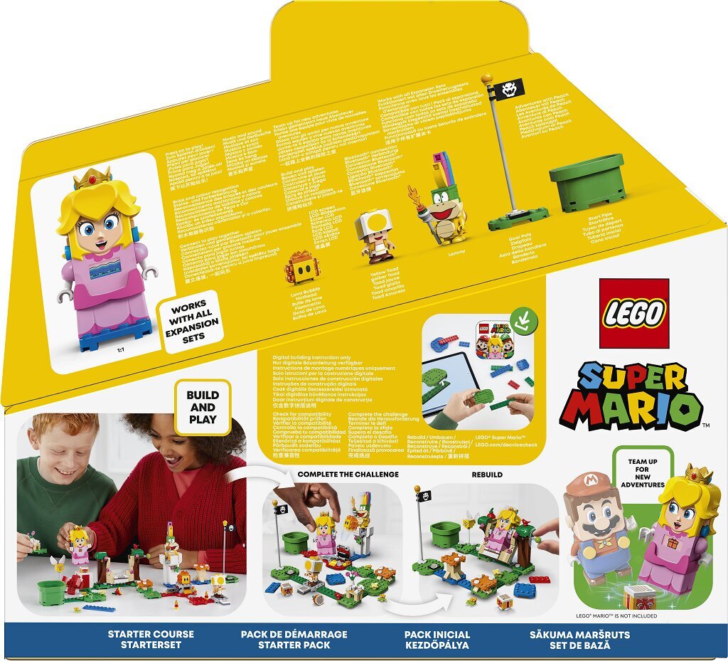 71403 LEGO® Super Mario Nuotykių su Persikute pradinis rinkinys kaina ir informacija | Konstruktoriai ir kaladėlės | pigu.lt