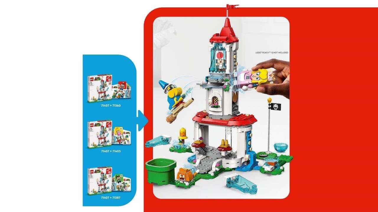 71407 LEGO® Super Mario Костюм кошки Пич и ледяная башня цена | pigu.lt