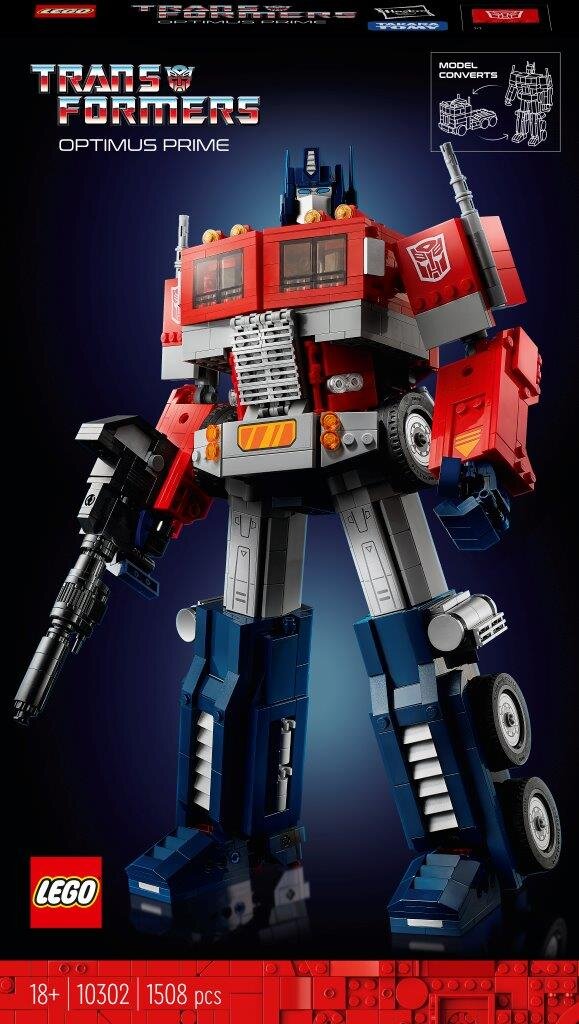 10302 LEGO® Icons Optimus Prime kaina ir informacija | Konstruktoriai ir kaladėlės | pigu.lt