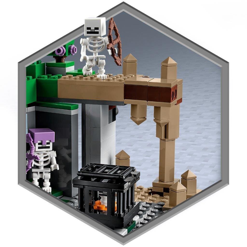 21189 LEGO® Minecraft Skeleto požemis kaina ir informacija | Konstruktoriai ir kaladėlės | pigu.lt