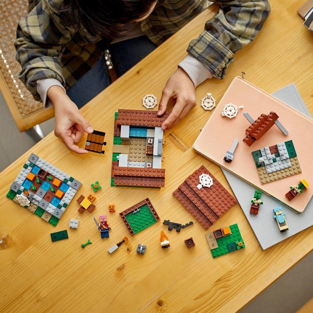 21190 LEGO® Minecraft Apleistas kaimelis цена и информация | Konstruktoriai ir kaladėlės | pigu.lt