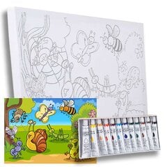 Набор художников "Веселые жуки" 60х40см. цена и информация | Принадлежности для рисования, лепки | pigu.lt