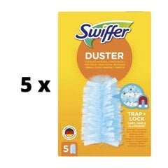 Swiffer Duster papildymas 5vnt x 5 vnt. pakuotė kaina ir informacija | Valymo reikmenys ir priedai | pigu.lt
