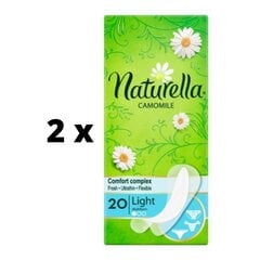 Higieniniai įklotai Naturella Light Camomile, 20 vnt. x 2 pak. pakuotė kaina ir informacija | Naturella Asmens higienai | pigu.lt