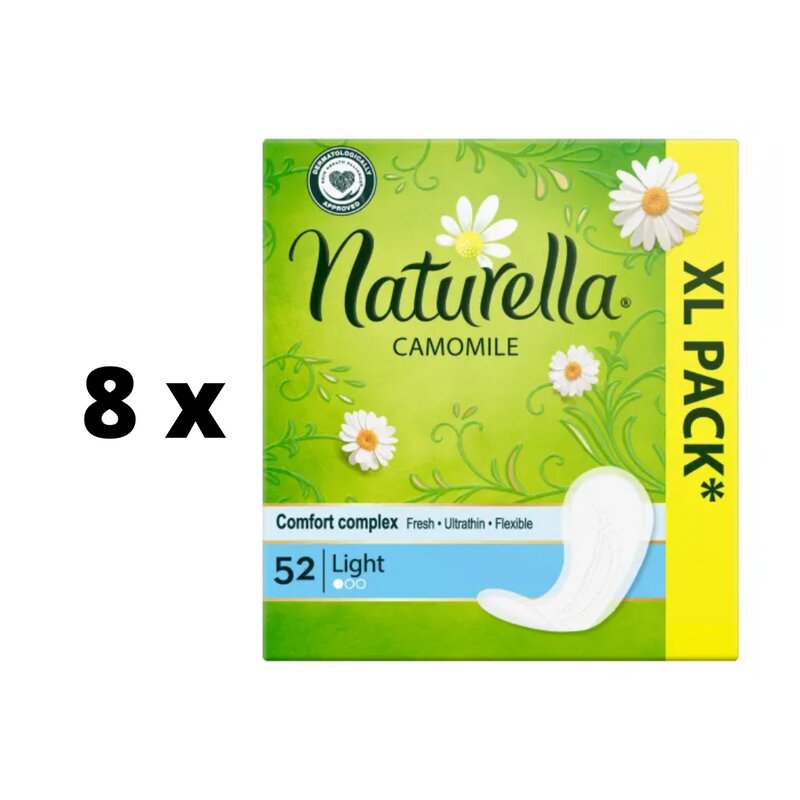 Higieniniai įklotai Naturella Light Camomile Multiform, 52 vnt. x 8 vnt. pakuotė цена и информация | Tamponai, higieniniai paketai, įklotai | pigu.lt