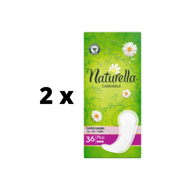 Higieniniai įklotai Naturella Camomile Plus, 36vnt x 2 vnt. pakuotė цена и информация | Tamponai, higieniniai paketai, įklotai | pigu.lt