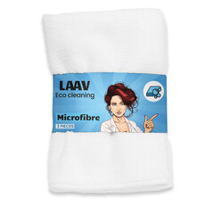LAAV Mikropluošto audinys, 3 vnt kaina ir informacija | Valymo šluostės, servetėlės | pigu.lt