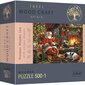 TREFL medinė dėlionė Kalėdų vakaras, 500+1 detalių kaina ir informacija | Dėlionės (puzzle) | pigu.lt