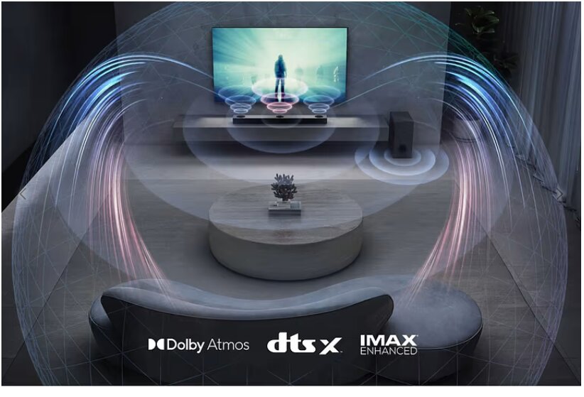 LG 3.1.3 Dolby Atmos Soundbar S80QY.DEUSLLK kaina ir informacija | Namų garso kolonėlės ir Soundbar sistemos | pigu.lt