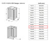 Dušo kabina IDO Design, dešininė 100x70 цена и информация | Dušo kabinos | pigu.lt
