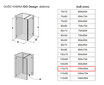 Dušo kabina IDO Design, dešininė 110x70 цена и информация | Dušo kabinos | pigu.lt