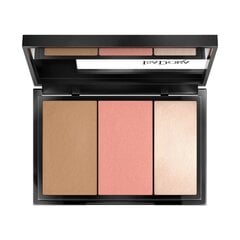 Veido modeliavimo paletė IsaDora Face Sculptor 3-in-1 12 g, 12 Warm Peach kaina ir informacija | Makiažo pagrindai, pudros | pigu.lt