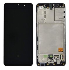 Дисплей Samsung A415 A41 с сенсорным экраном оригинал Black (service pack) цена и информация | Запчасти для телефонов и инструменты для их ремонта | pigu.lt