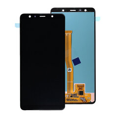 Дисплей Samsung A750 A7 2018 с сенсорным экраном оригинал Black (service pack) цена и информация | Запчасти для телефонов и инструменты для их ремонта | pigu.lt
