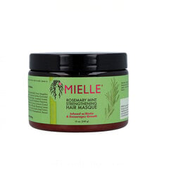 Капиллярная маска Mielle Rosemary Mint Strengthening (340 g) цена и информация | Средства для укрепления волос | pigu.lt