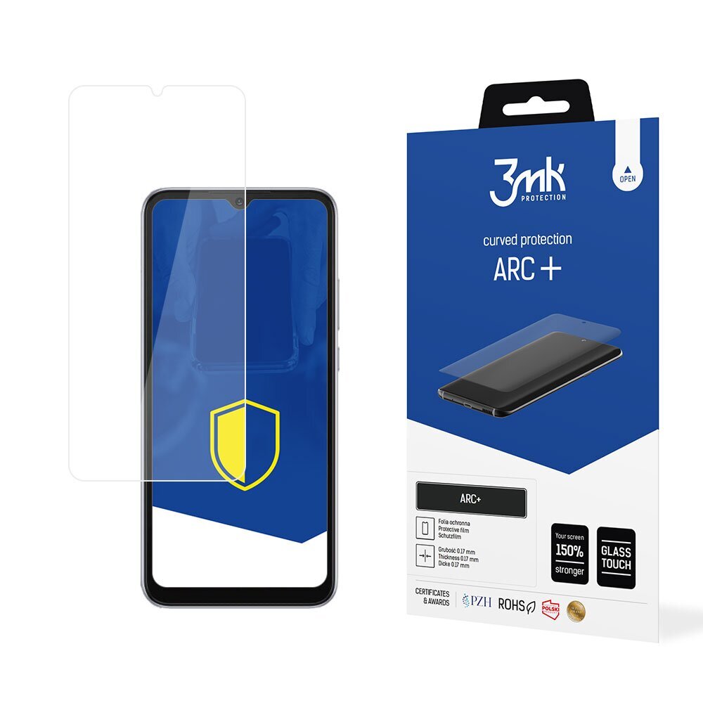 Apsauginis stiklas 3mk Arc+ screen protector, skirtas Xiaomi Redmi 10A kaina ir informacija | Apsauginės plėvelės telefonams | pigu.lt